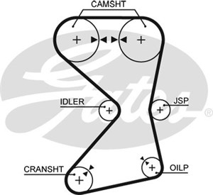 Hammashihna, hyundai lantra i, mitsubishi colt iii, lancer iv, 24312-33010, 24312-33020, 24312-33030, 24312-33040, 24312-33050, 24312-33