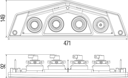 Takavalo HELLA 2VP 012 570-131
