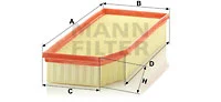 Ilmansuodatin MANN-FILTER C 38 145