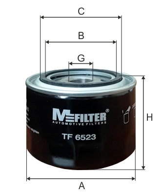 Öljynsuodatin MFILTER TF 6523