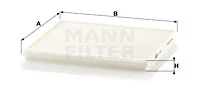 Raitisilmasuodatin MANN-FILTER CU 1828