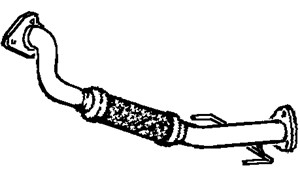 Pakoputki, Edessä, ford galaxy i, seat alhambra, vw sharan, 1069523, 7M0252091AC, 7M0252091AH, 7M0252091AS, 7M0252091CA