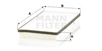 Raitisilmasuodatin MANN-FILTER CU 3340