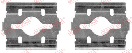 Tarvikesarja, jarrupala QUICK BRAKE 109-1657
