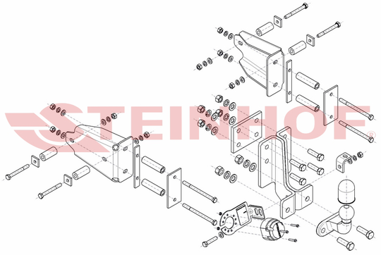 Vetokoukku STEINHOF STM-152 MB M-Class W163