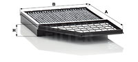 Raitisilmasuodatin MANN-FILTER CUK 32 011/1