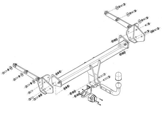 Vetokoukku STEINHOF STS-387 Subaru Outback '14-