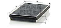 Raitisilmasuodatin MANN-FILTER CUK 3020