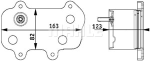 Öljynjäähdytin, moottoriöljy, porsche 911, 911 cabriolet, 911 targa, 997.107.025.02, 99710702500