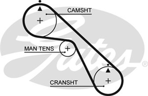 Hammashihna, isuzu trooper iii, trooper terrängbil öppen iii, opel monterey b, 5636376, 897143724, 8-97143-724-0, 97143724