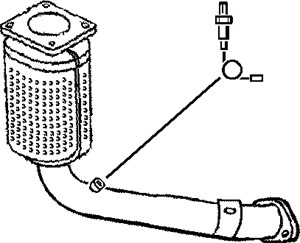 Katalysaattori, Edessä, citroën saxo, peugeot 106 ii, 1731N9, 8671015841
