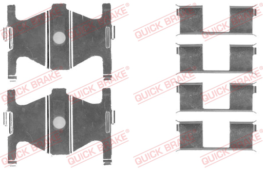 Tarvikesarja, jarrupala QUICK BRAKE 109-1754