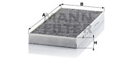 Raitisilmasuodatin MANN-FILTER CUK 3621