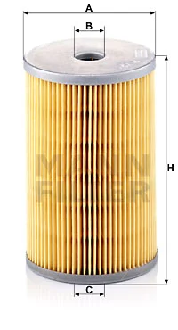 Polttoainesuodatin MANN-FILTER P 725 x