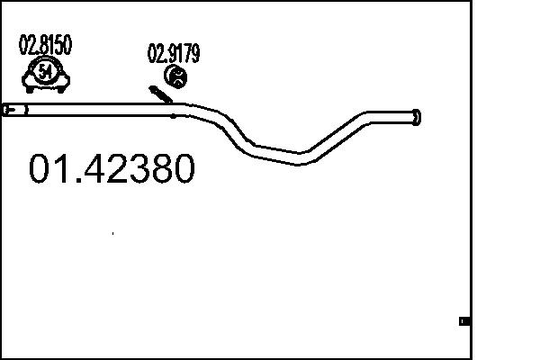 Pakoputki MTS 01.42380