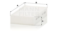 Raitisilmasuodatin MANN-FILTER CU 1721-2