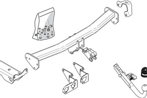 Vetokoukku, irrotettava, land rover freelander 2