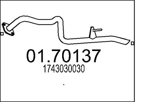 Pakoputki MTS 01.70137