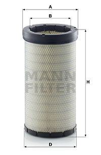 Toisioilmasuodatin MANN-FILTER CF 22 160