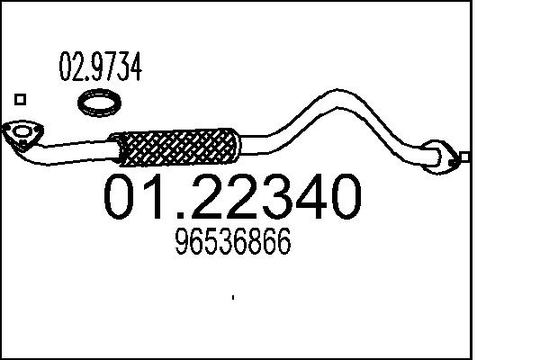 Pakoputki MTS 01.22340