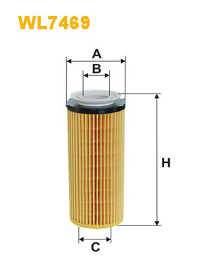 Öljynsuodatin WIX FILTERS WL7469