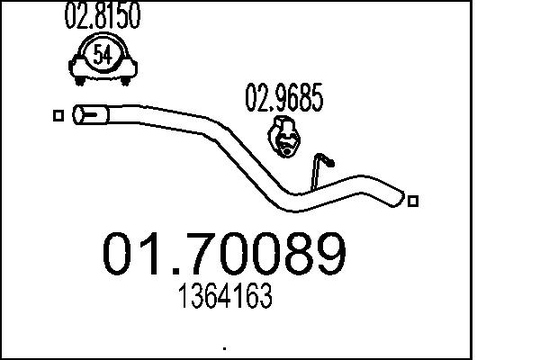 Pakoputki MTS 01.70089