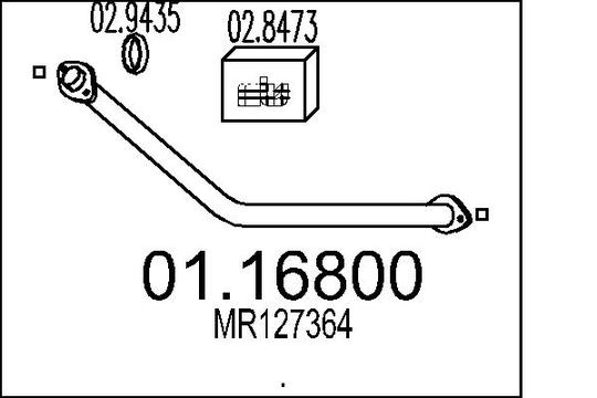 Pakoputki MTS 01.16800