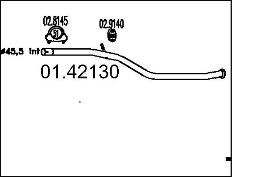 Pakoputki MTS 01.42130