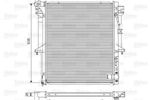 Jäähdytin, moottorinjäähdytys, mitsubishi l200 / triton, l200 / triton flak/chassi, 1350A182, 1350A183, 1350A314, 1350A346, 1350A348, 13