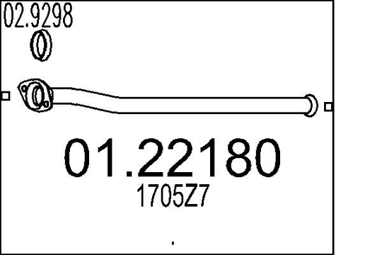 Pakoputki MTS 01.22180