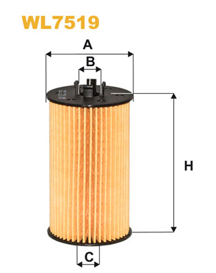 Öljynsuodatin WIX FILTERS WL7519