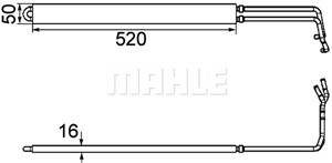 Öljynjäähdytin, tehost.ohjaus, opel insignia a, insignia a sedan, insignia a sports tourer, saab 9-5, vauxhall insignia mk i, 0951247, 1
