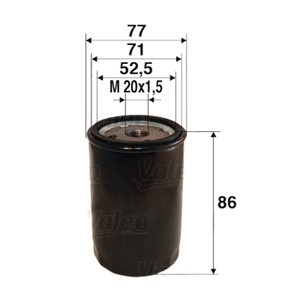 Öljynsuodatin, jeep,opel,renault,toyota,volvo, 3647177, 7700720978, 7700734825, 7700734937, 7700856339, 7700867454, 7701415056, 77014150