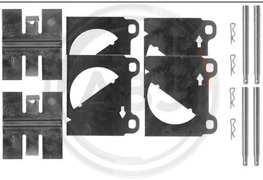 Tarvikesarja, jarrupala A.B.S. 0950Q