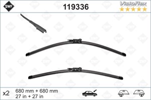 Pyyhkijänsulka, Edessä, ford mondeo halvkombi v, mondeo sedan v, mondeo turnier v, 2120703, 5318073, 5318074