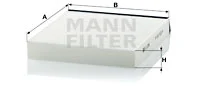 Raitisilmasuodatin MANN-FILTER CU 2240
