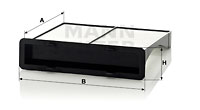 Raitisilmasuodatin MANN-FILTER CU 22 004
