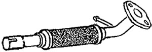 Korjausputki, katalysaattori, ford fiesta v, fiesta vi, fiesta van v, fiesta van vi, fusion, mazda 2, 1140449, 1255737, 1557451, 8671015
