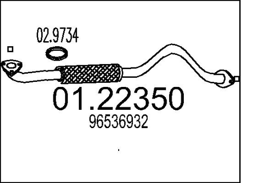 Pakoputki MTS 01.22350