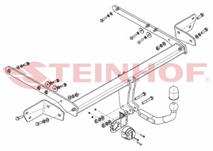 Vetokoukku, vakio, ford mondeo sedan v, mondeo turnier v