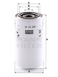 Öljynsuodatin MANN-FILTER W 10 005
