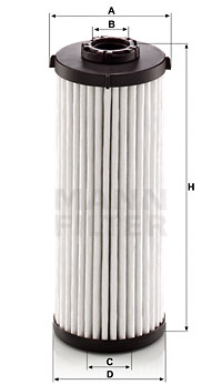 Hydrauliikkasuodatin, automaattivaihteisto MANN-FILTER H 6005 z