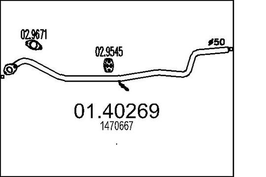 Pakoputki MTS 01.40269
