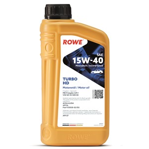 Moottoriöljy Rowe Hightec Turbo Hd Sae 15W-40 1L, Universal