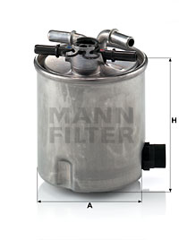 Polttoainesuodatin MANN-FILTER WK 9007