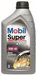 Moottoriöljy Mobil Super 2000 X1 10W-40, 1L, Universal