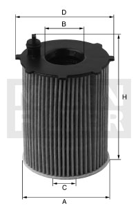 Öljynsuodatin MANN-FILTER HU 7016 x