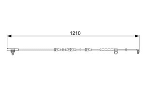 Kulumisenilmaisin, jarrupala, Etuakseli, land rover range rover sport i, SEM 5000 26, SEM 5000 90