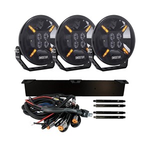 Valmis sarja 2X LDL-01 Lisävalot 9 " LED, Universal
