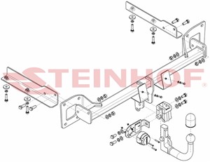 Vetokoukku, irrotettava, opel insignia b grand sport